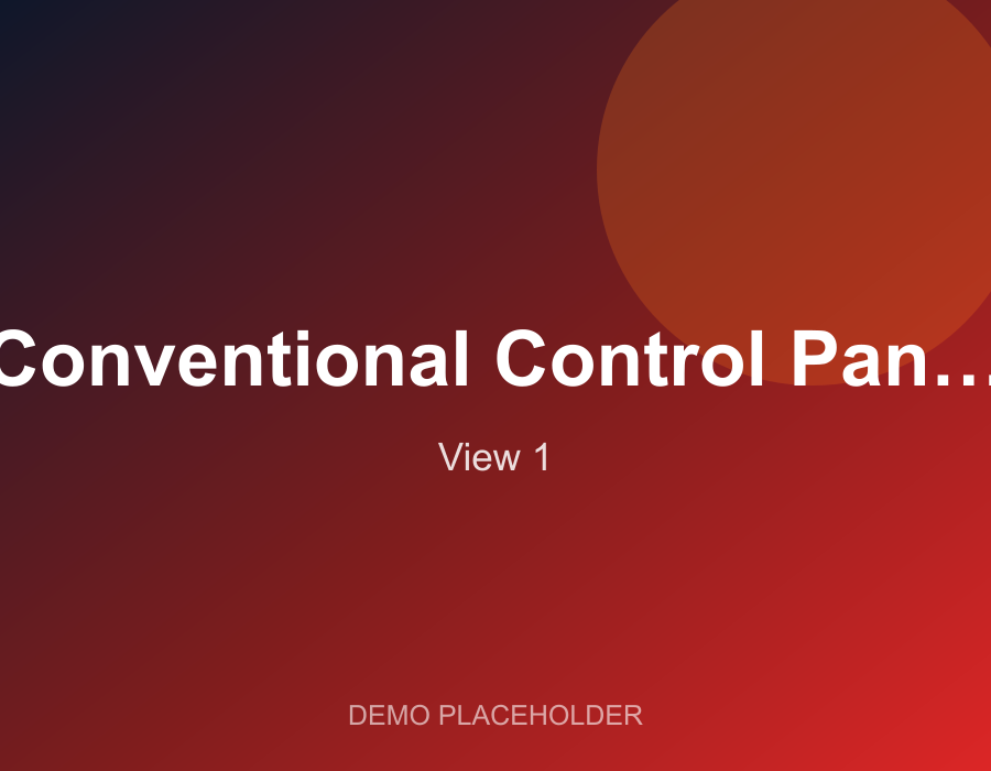 Conventional Control Panels