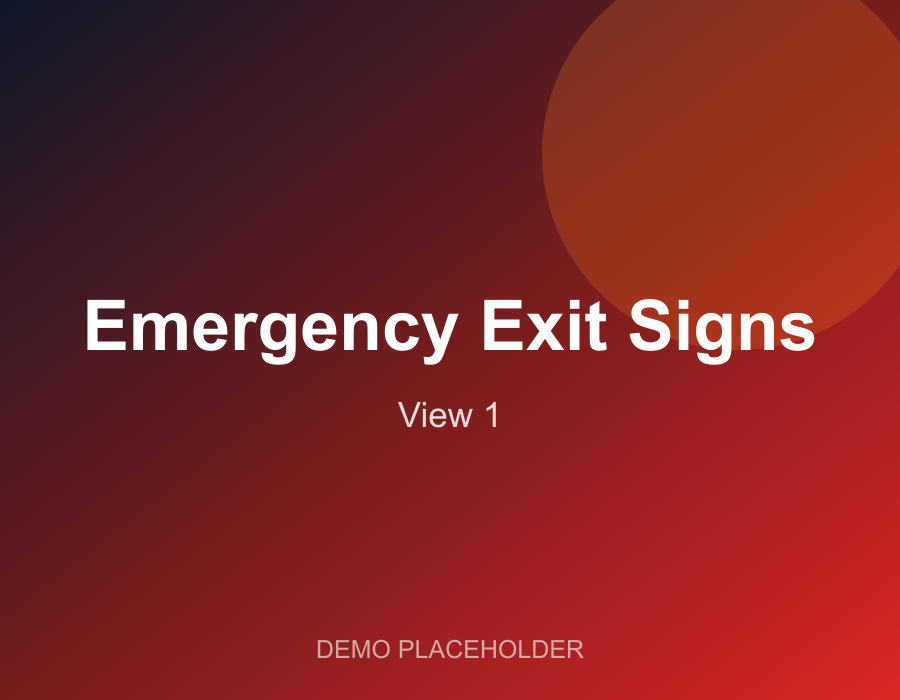 Emergency Exit Signs