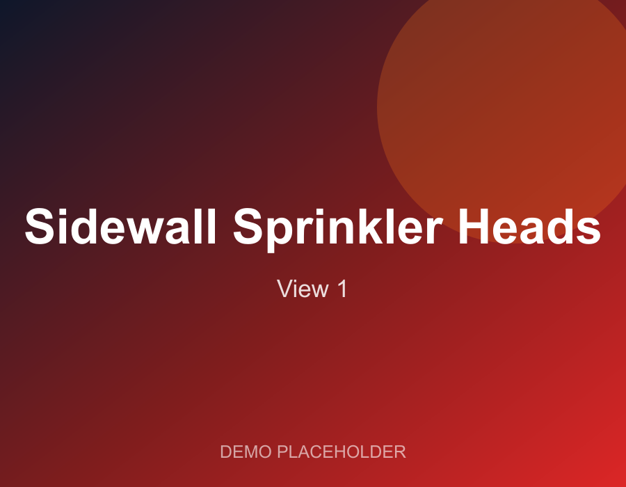 Sidewall Sprinkler Heads